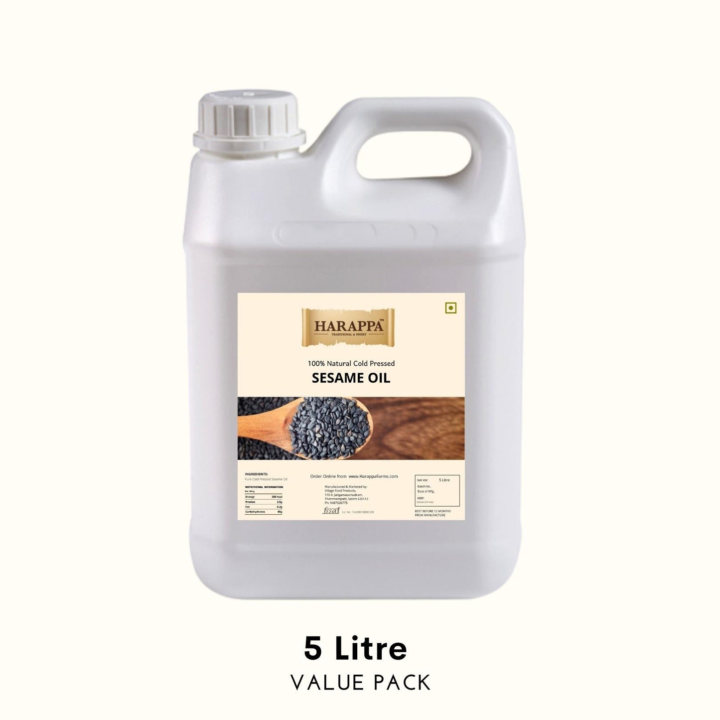 Cold pressed Sesame oil