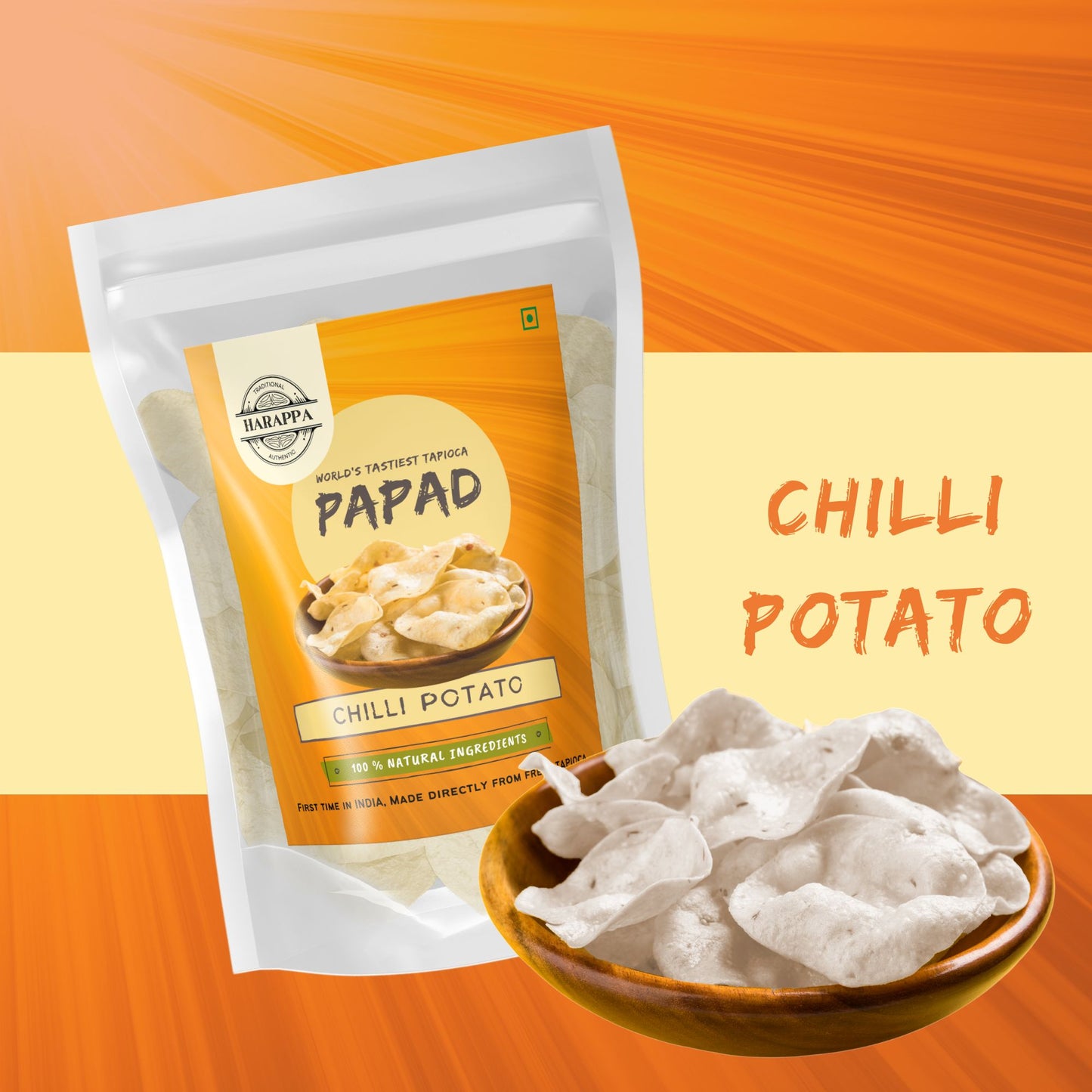 Tapioca Sabudana Papad / Appalam - Chill Potato